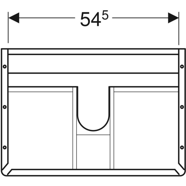 Allaskaappi IDO Glow Square NCS kahdella laatikolla