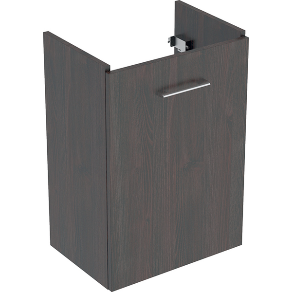 Allaskaappi IDO Glow Square tummanruskea yhdellä ovella