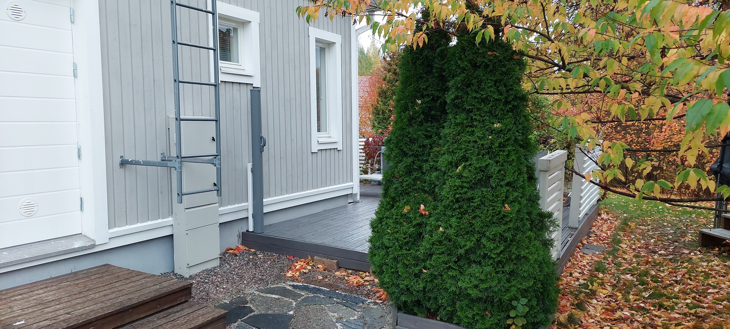 Sivumarkiisi Cello 160x250cm harmaa