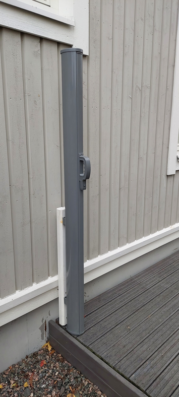 Sivumarkiisi Cello 160x250cm harmaa