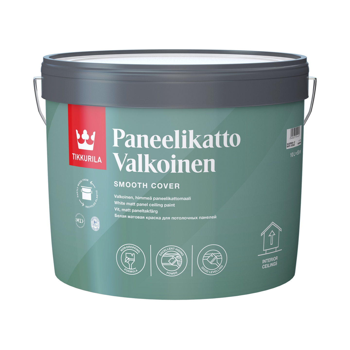 Paneelikatto Valkoinen Sisäkattomaali 10l