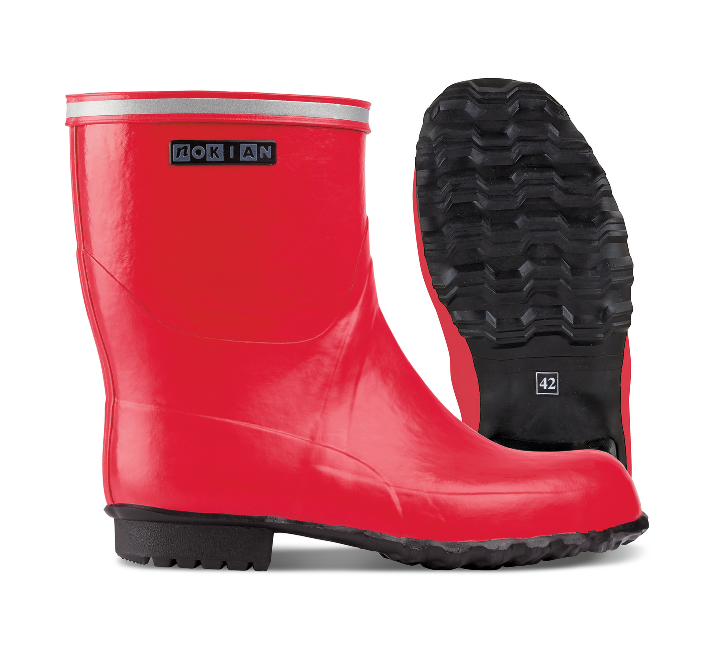 Kumisaappaat Nokian Kontio Low punainen