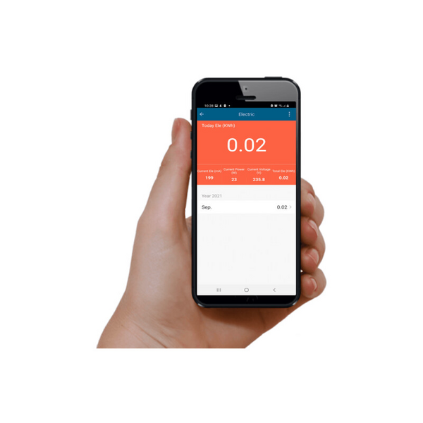 Älypistorasia WOOX R6113 wifi yksiosainen 16A 3680W kulutuksen mittaus