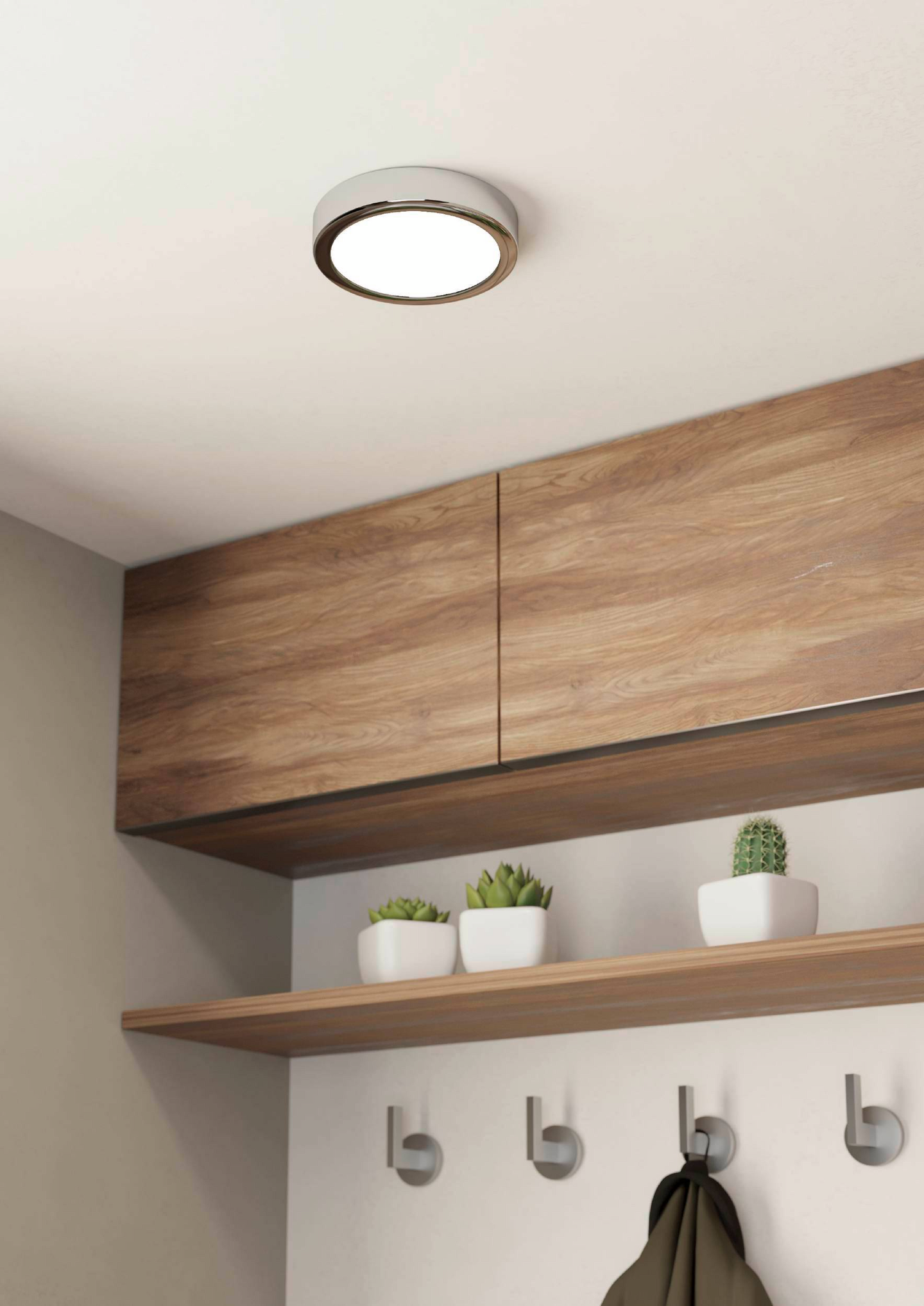 Plafondi EGLO Fueva 5 led 11W 16cm kromi/valkoinen