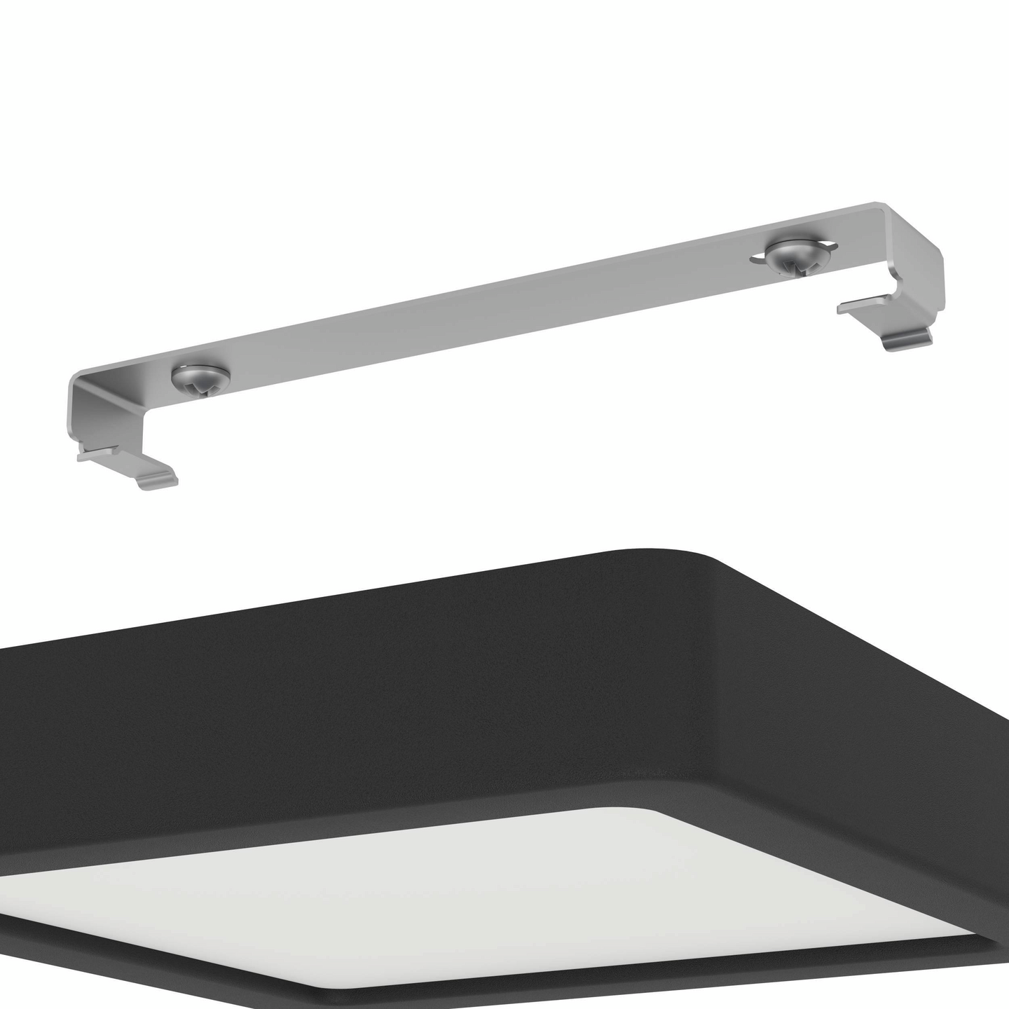 Plafondi EGLO Fueva 5 led 11W 16x16cm musta/valkoinen