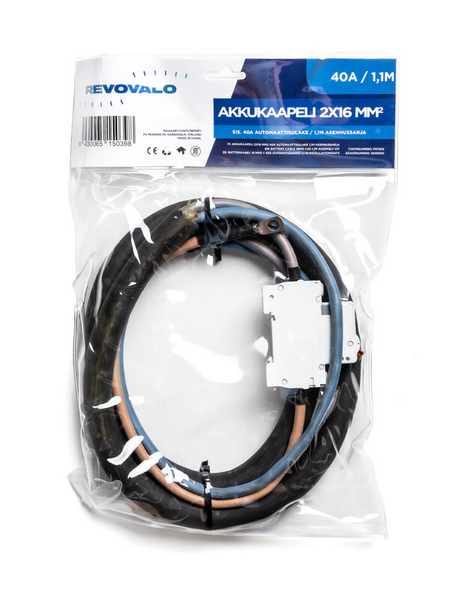 Akkukaapeli Revovalo PV-Offgrid 16mm C40 1,1m
