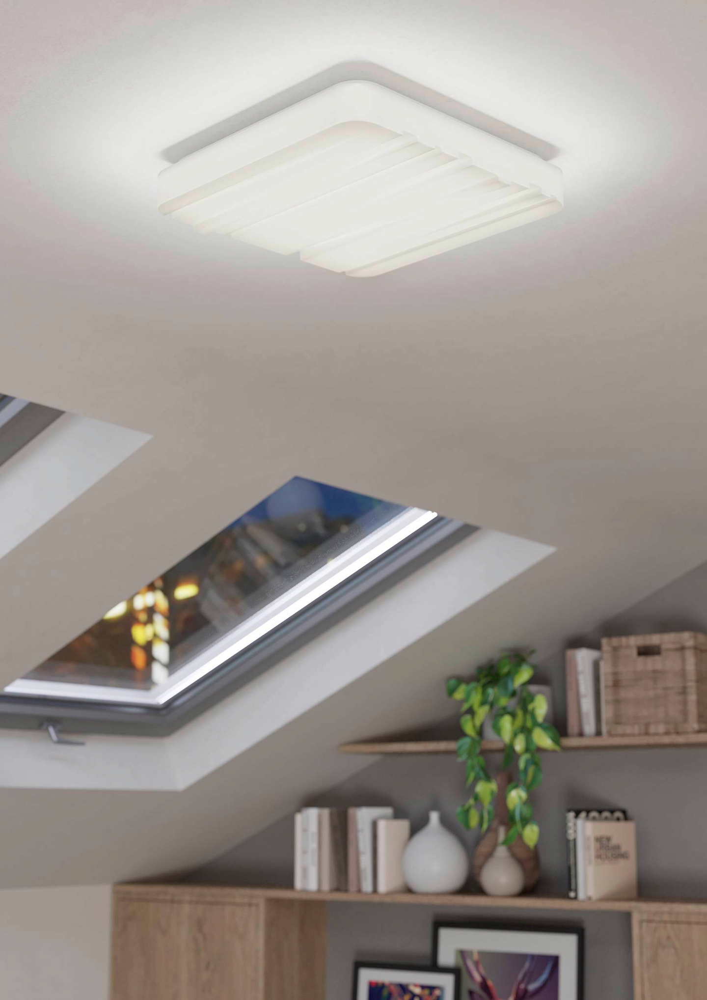 Plafondi EGLO Ferentino led 14,6W 33x33cm valkoinen