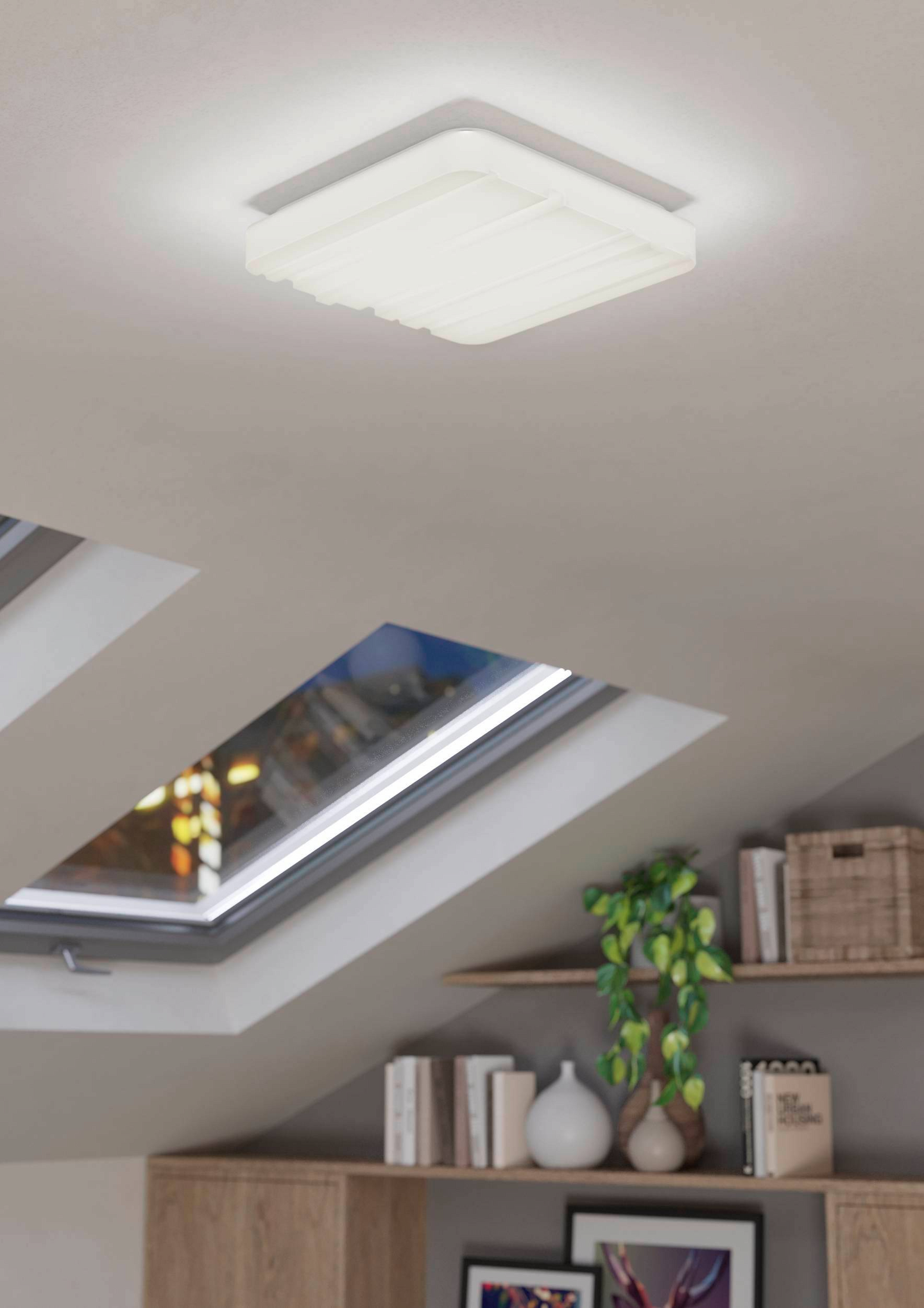 Plafondi EGLO Ferentino led 10W 28x28cm valkoinen