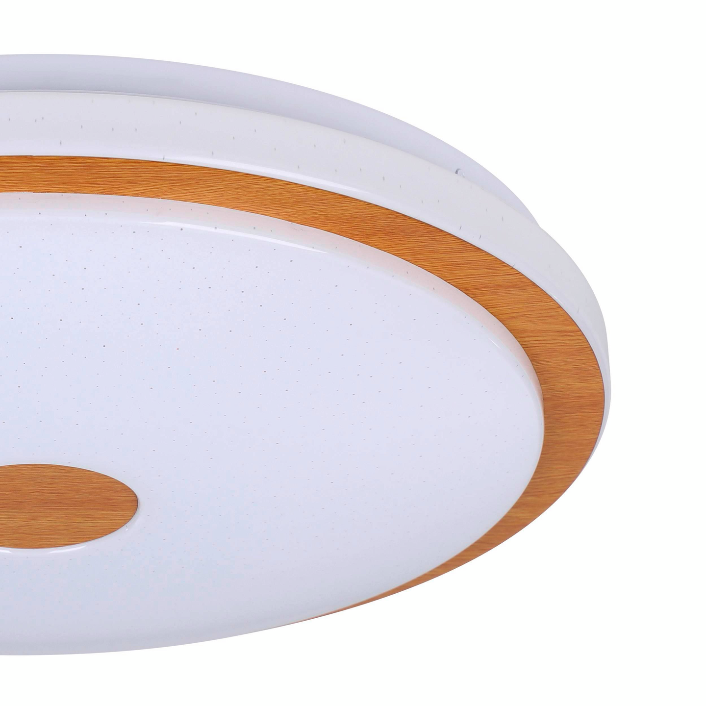 Plafondi EGLO Lanciano 1 led 24W 38cm valkoinen/puu