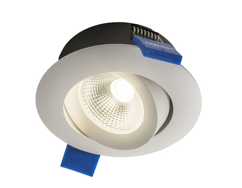 Alasvalo Airam Compact IP44 7W/840 DIM valkoinen suunnattava