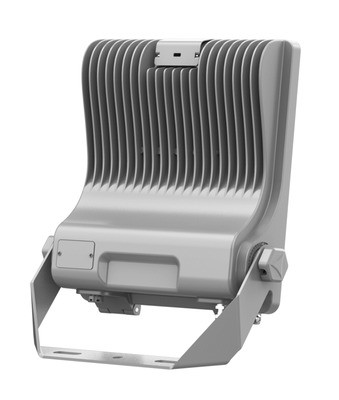 Valonheitin Airam Flood IP66 IK08 80W/740 asymmetrinen GLC harmaa