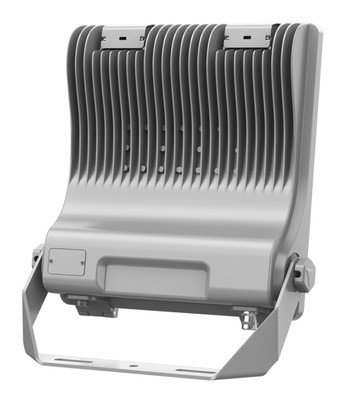 Valonheitin Airam Flood IP66 IK08 150W/740 epäsymmetrinen GLC harmaa