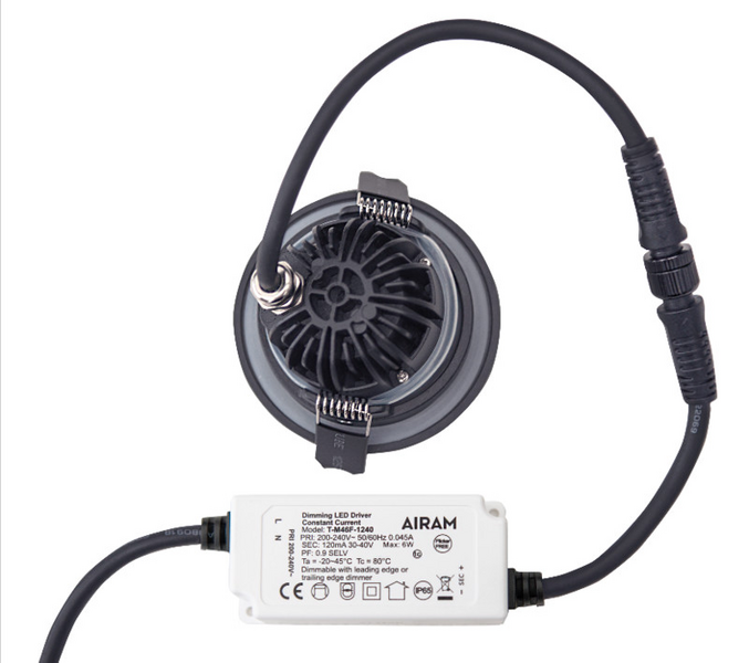 Alasvalo Airam Compact Outdoor IP65 830 valkoinen