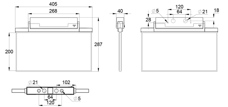 Opastevalaisin Teknoware Opas 81 Y8141W155 40m