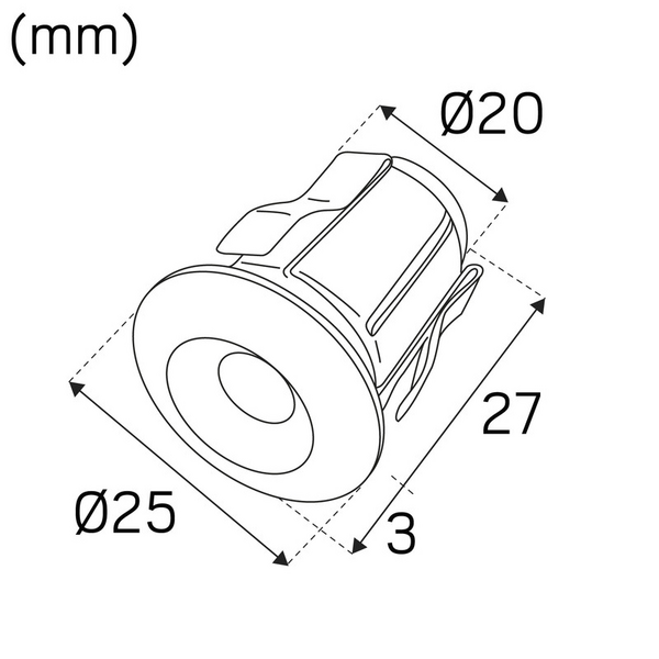 Saunavalaisin Hide-a-lite Heatline Heatspot G2 Kit teräs 2700K
