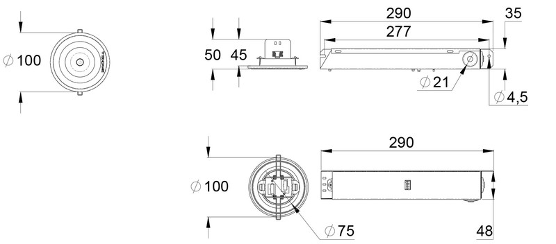Turvavalaisin Teknoware Zonespot II Y0451WK