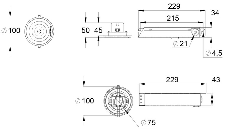 Turvavalaisin Teknoware Zonespot II Y0471w