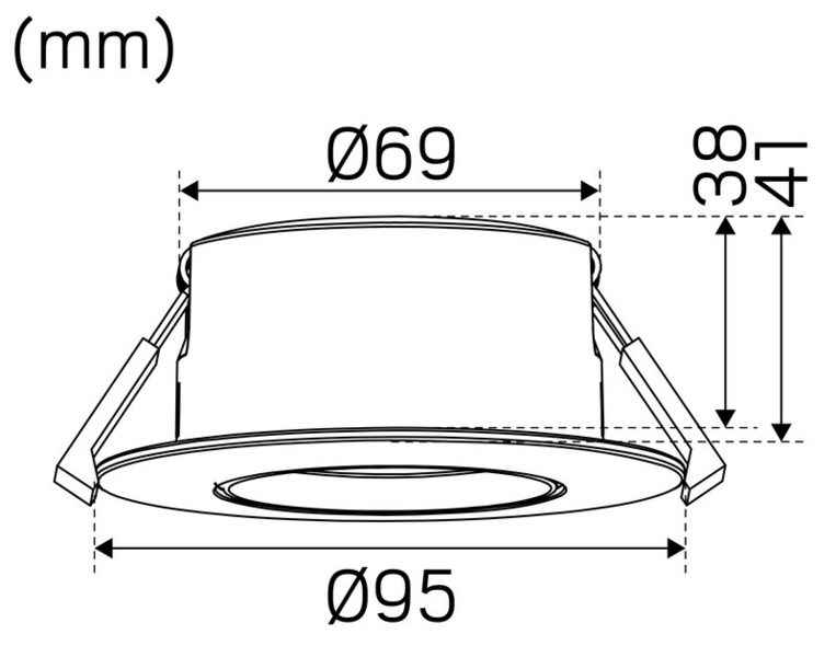 Alasvalo Hide-a-lite Optic L Quick 3000K valkoinen