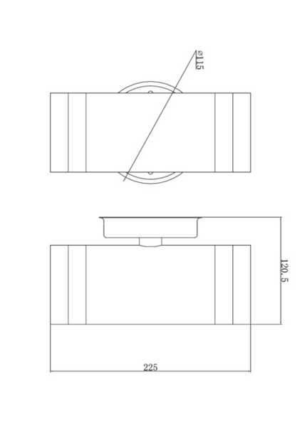 Seinävalaisin Airam Alppila XL-W 4510239 antrasiitti