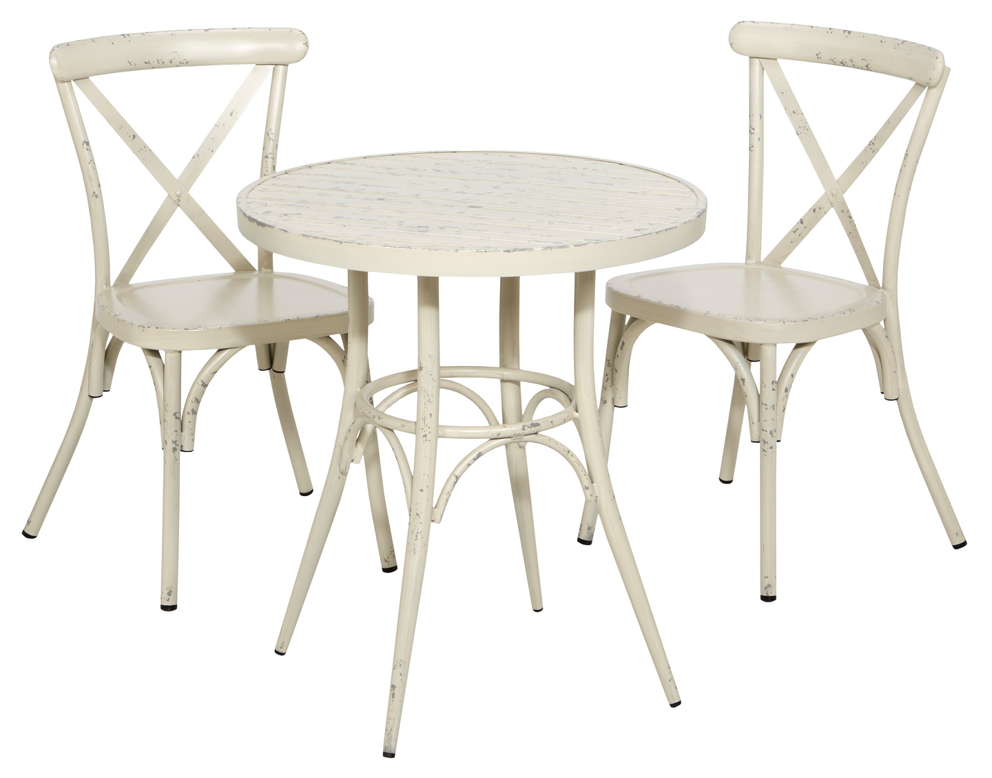 Pöytä Cello Vintage Ø70cm valkoinen