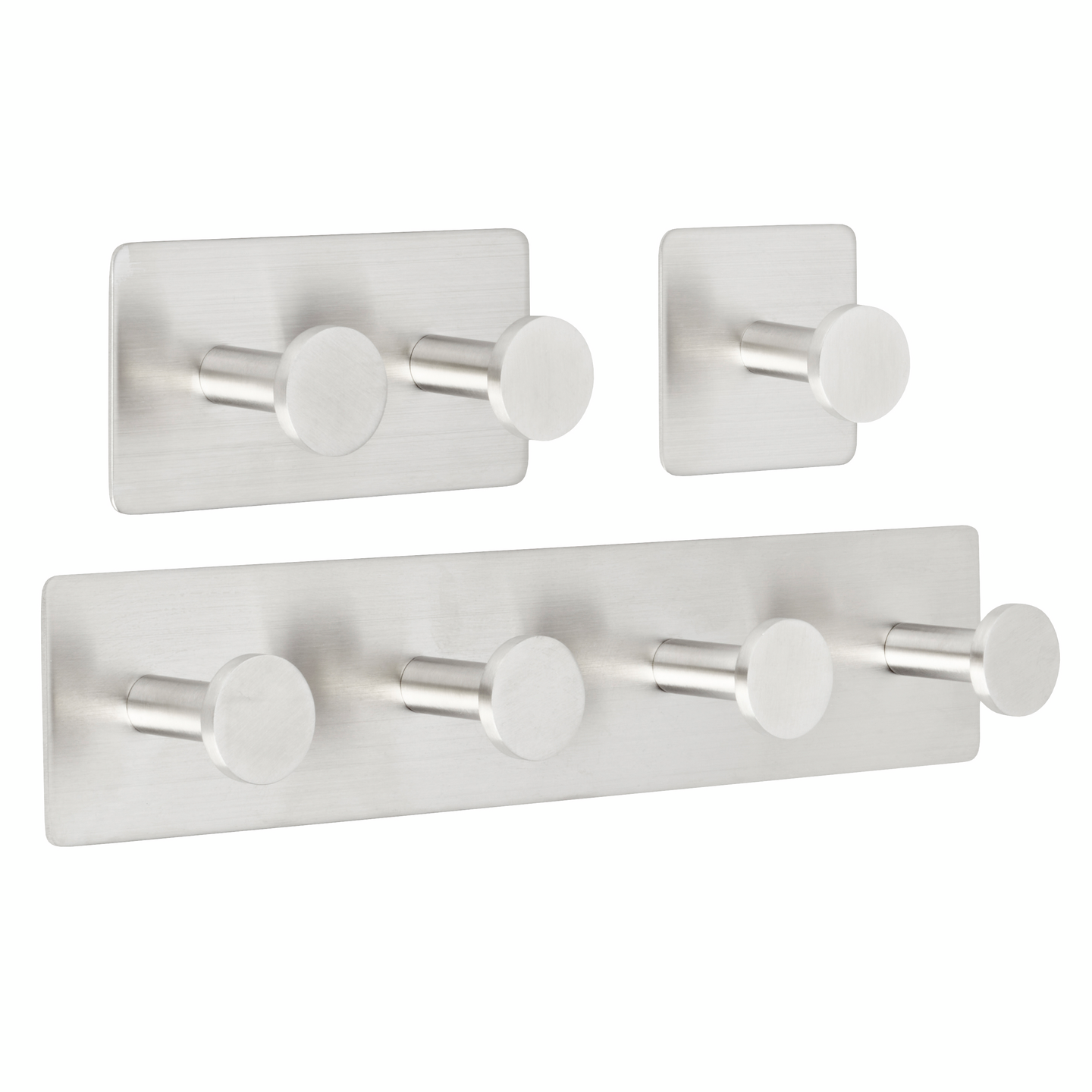 Tarrakoukku Cello Dot 4 koukkua ruostumaton teräs harjattu