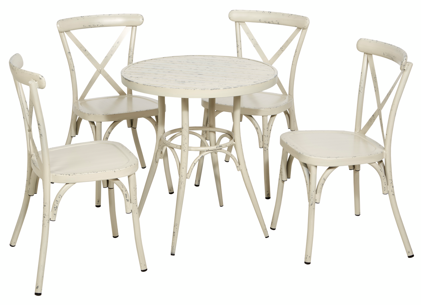 Pöytä Cello Vintage Ø70cm valkoinen