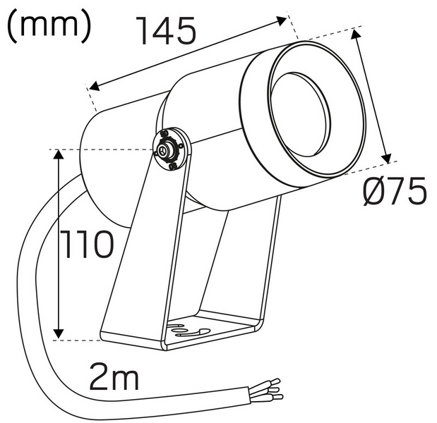 Maavalaisin Hide-a-lite Spot It IP67 1400lm 3/4K 38° 5,5W musta