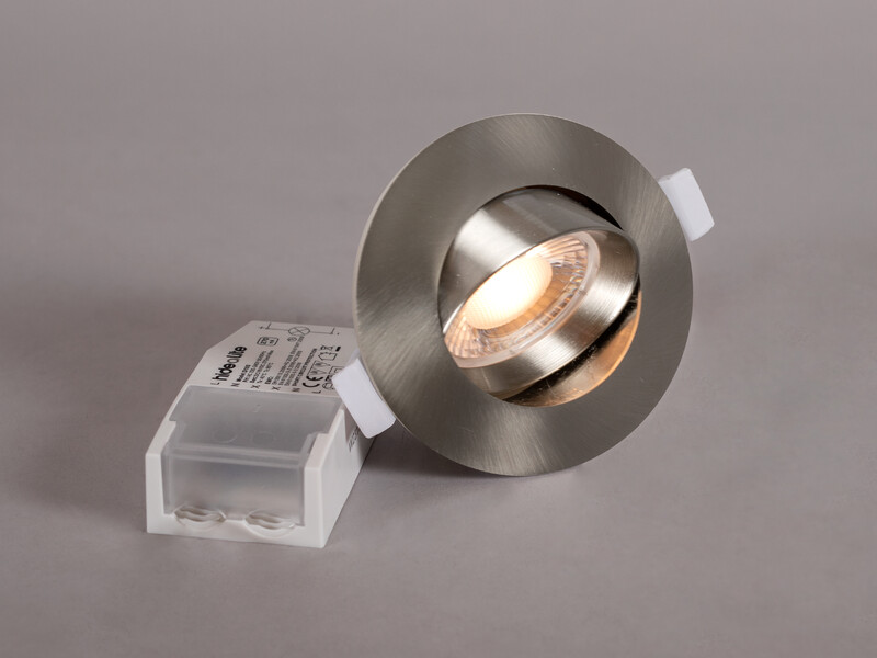 Alasvalo Hide-a-lite Comfort Twist Quick IP44 510lm 6,5W himmennettävä teräs