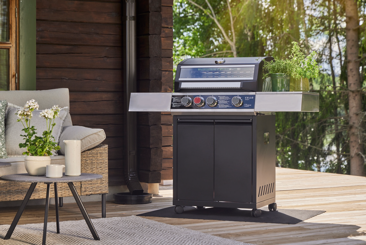 Pöytäsetti Cello Cement