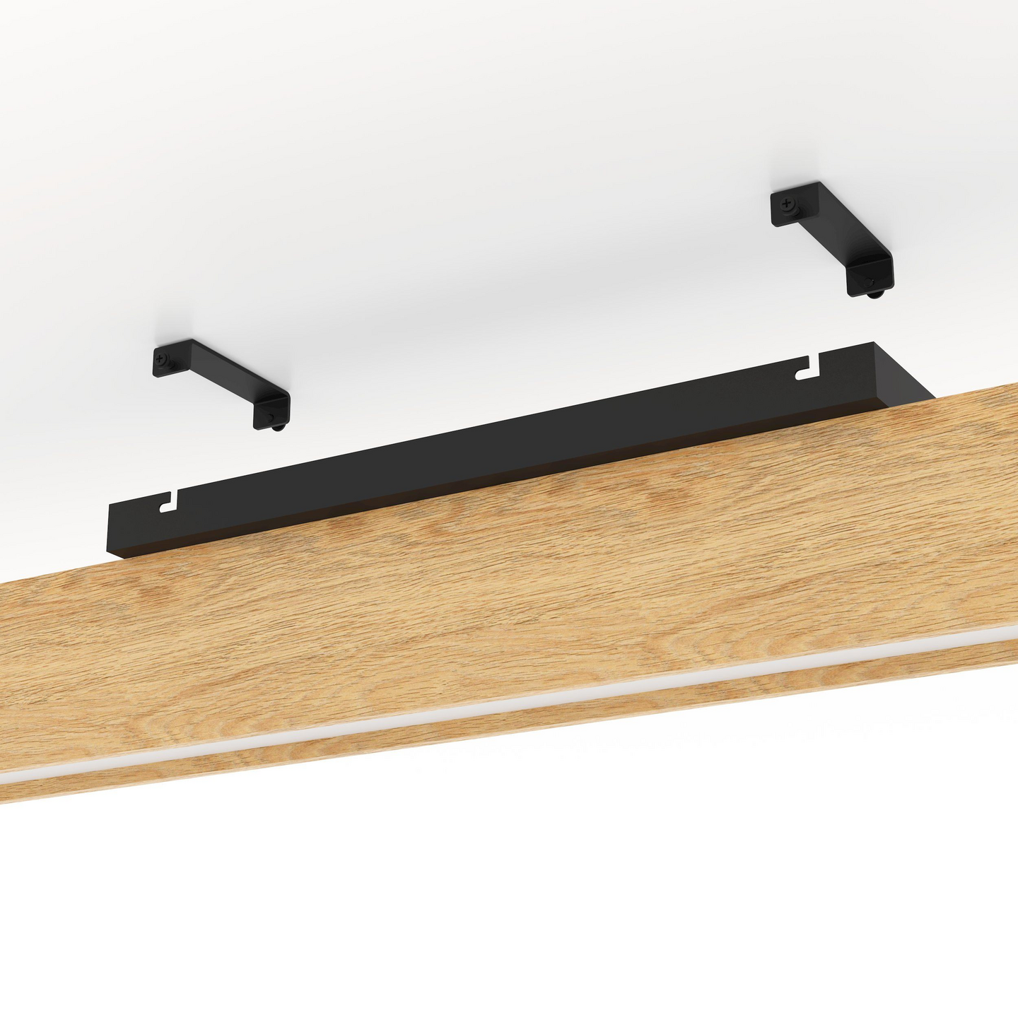 Kattovalaisin EGLO connect.z Anchorena-Z led 35W 123x8cm puu/musta