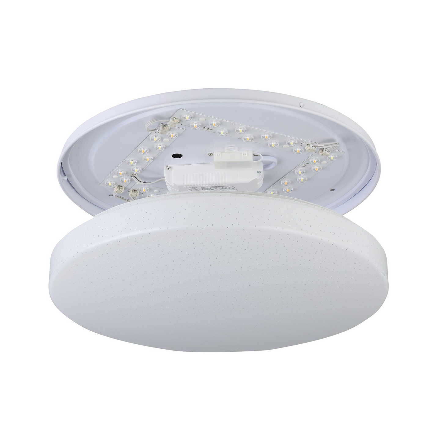 Plafondi EGLO connect.z Totari-Z led 4x4,8W 38cm valkoinen/kristalliefekti