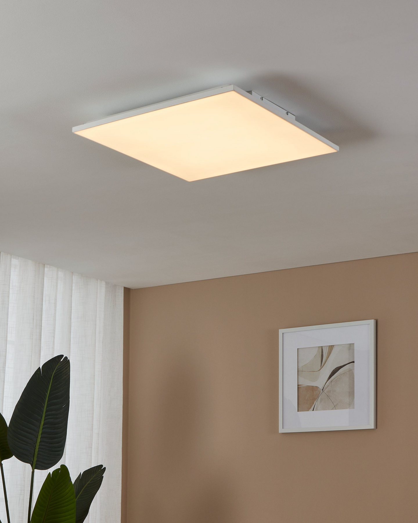 Plafondi EGLO Trupiana led 33,5W 59x59cm valkoinen