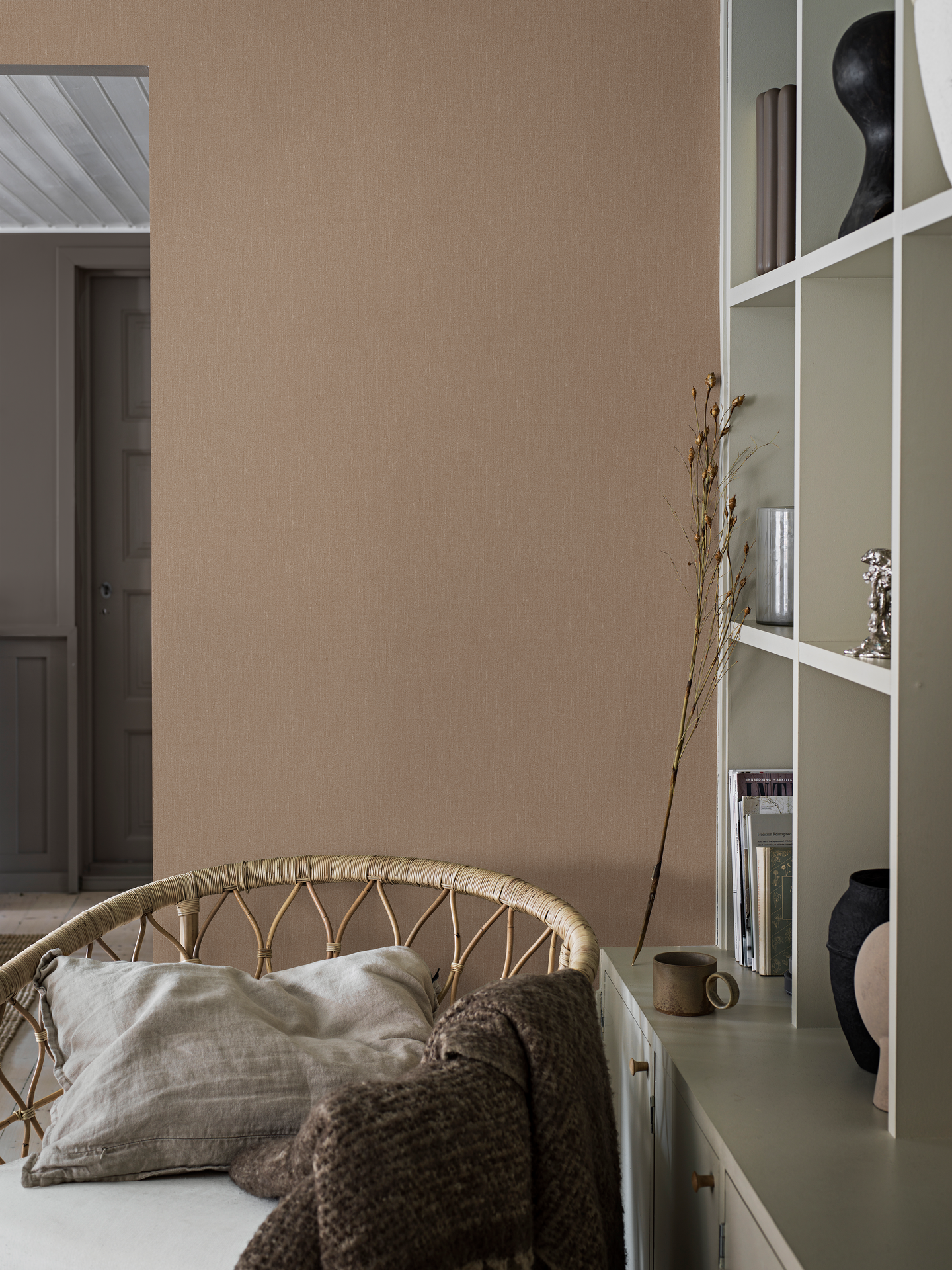 Tapetti Boråstapeter Linen 4324 10,05m kuitu