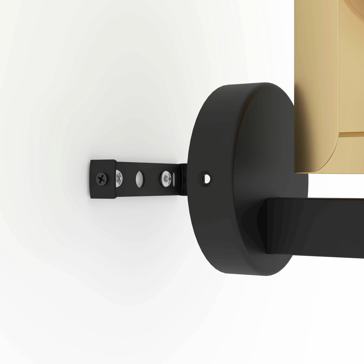 Seinävalaisin EGLO Hayes 40W 12x12x22,5cm musta/kulta