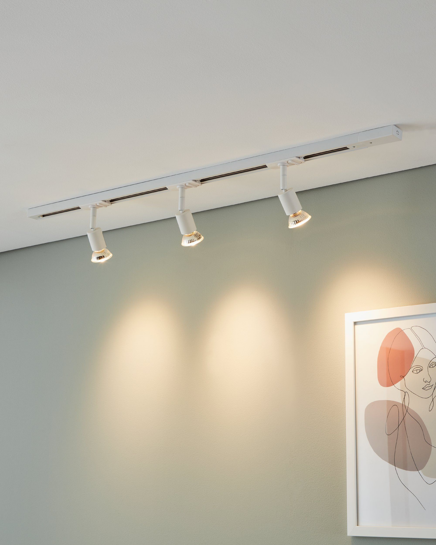 Spottivalaisin EGLO TB Buzz led 3W 10x7,5cm valkoinen