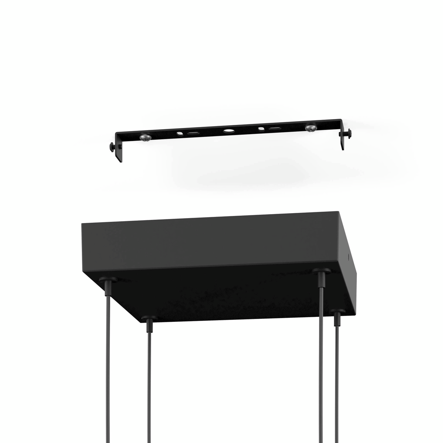 Riippuvalaisin EGLO connect.z Salvilanas-Z led 21W 77x20cm musta/valkoinen