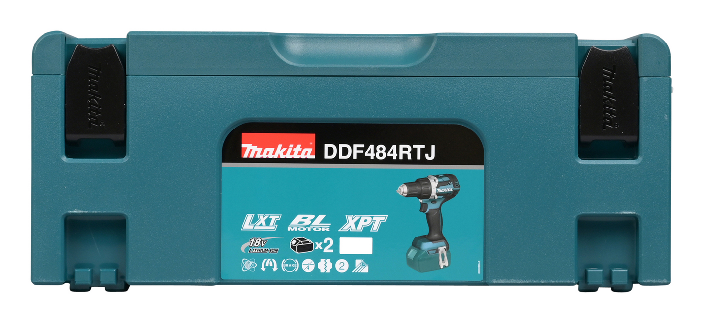 Akkuporakone Makita DDF484RTJ 18V LXT 2x5,0Ah