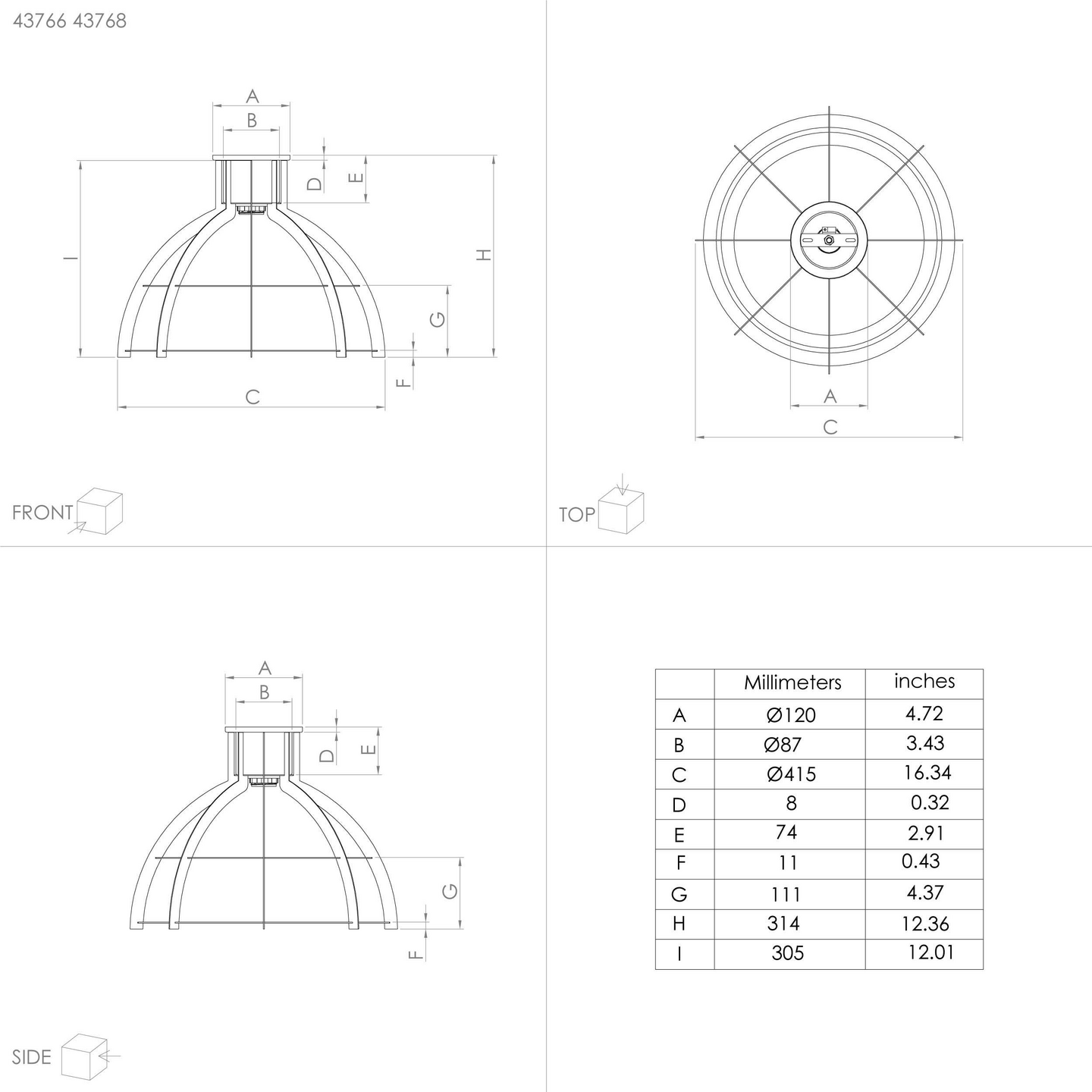 Kattovalaisin EGLO Stillington 40W 41,5cm musta/puu