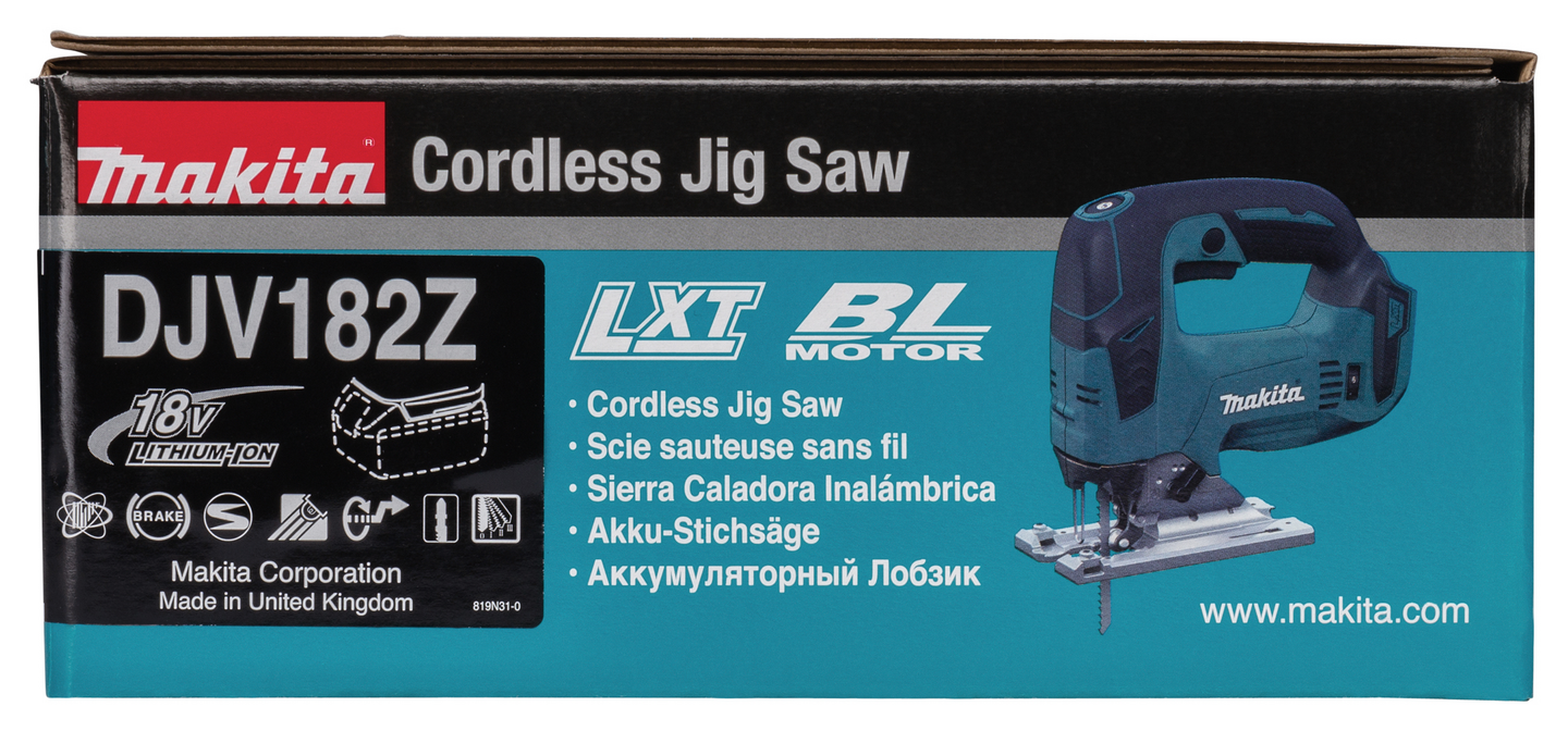 Akkupistosaha Makita DJV182Z 18V runko