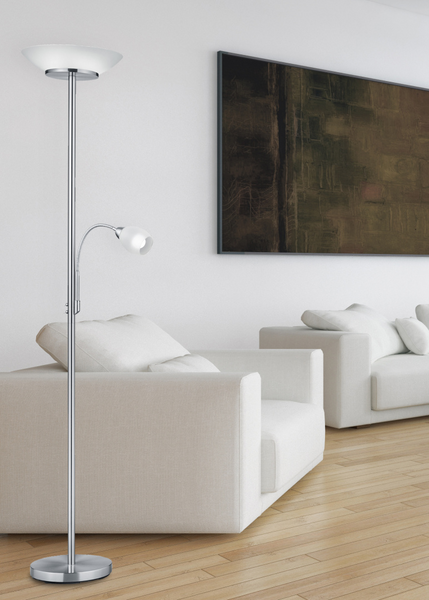 Lattiavalaisin TRIO Gerry harjattu teräs