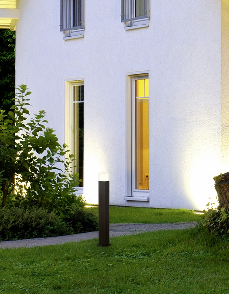 Ulkopylväsvalaisin TRIO Hudson 80cm 4W E14 IP44 antrasiitti