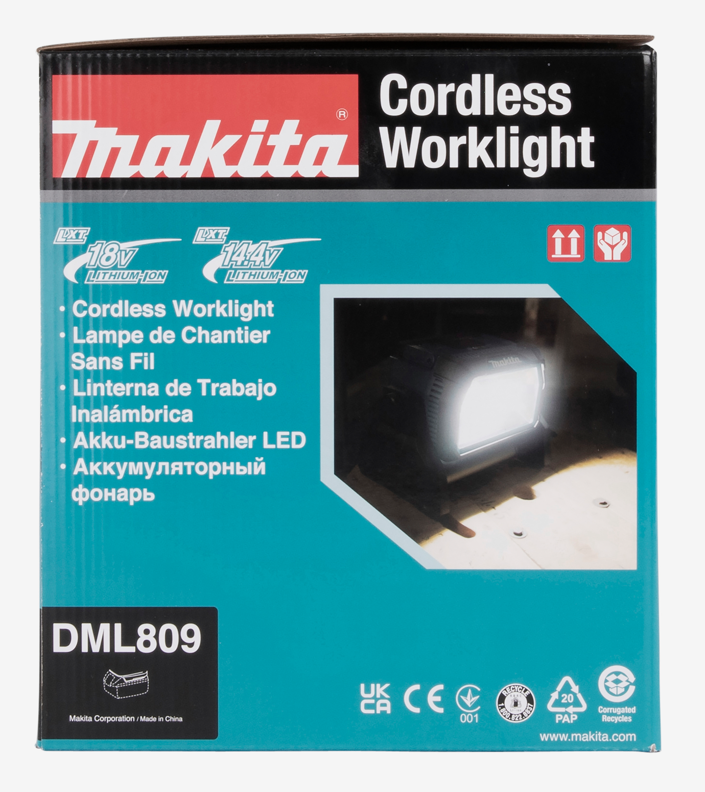 Työmaavalaisin Makita DML809 18V LXT runko