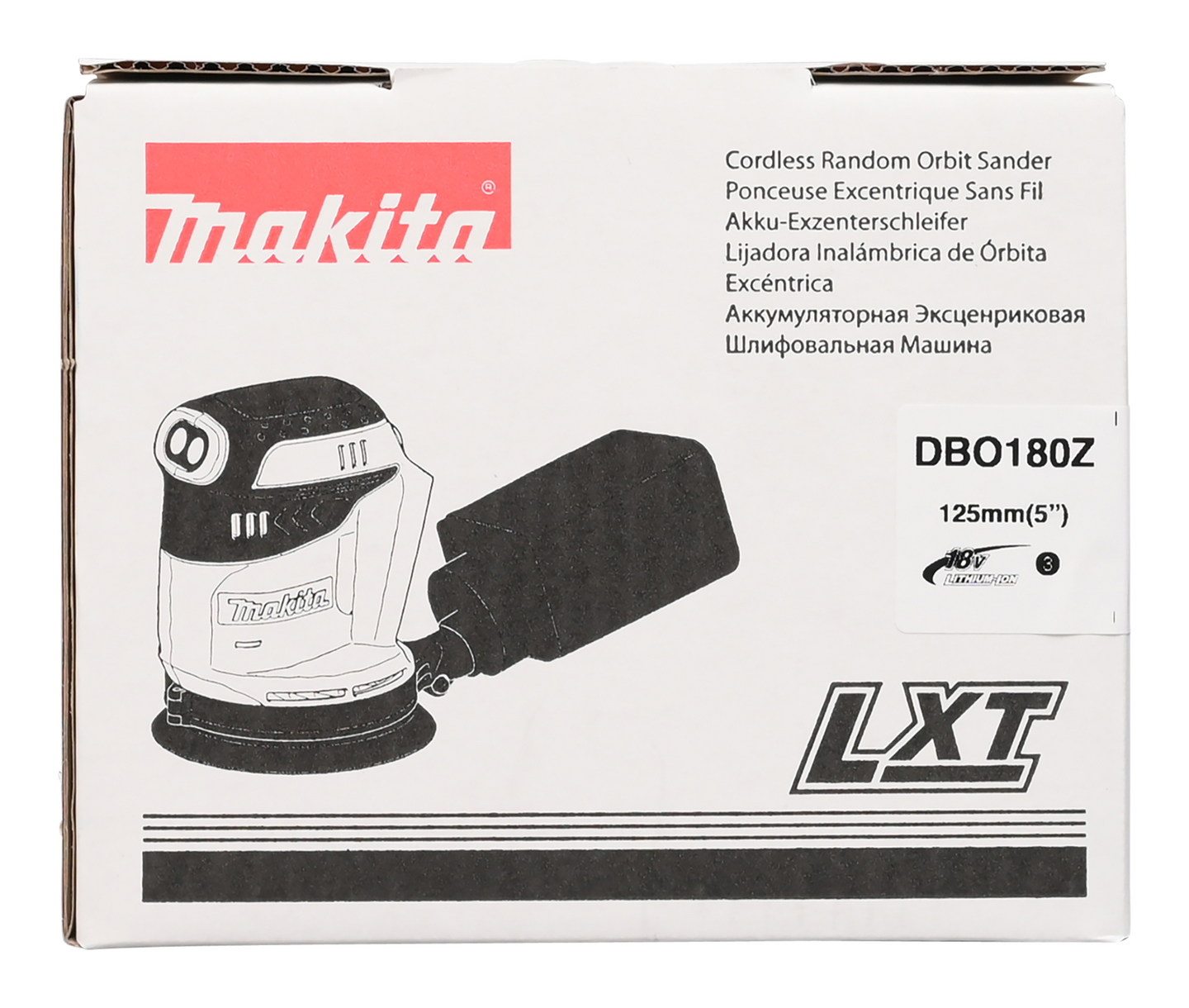 Akkuepäkeskohiomakone Makita DBO180Z 18V runko
