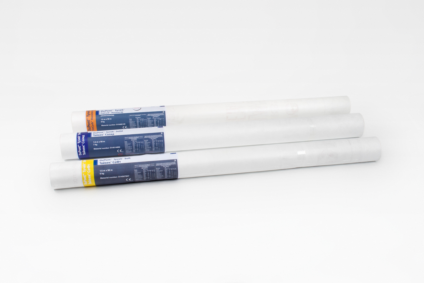 Tuulensuoja Dupont Tyvek Soft 140m² 2,8x50m 58g/m²