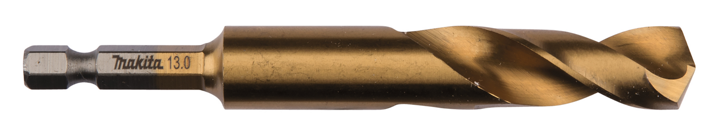 Metalliporanterä Makita 13,0x102mm HSS-TiN 1/4 kuusiokantakiinnitys