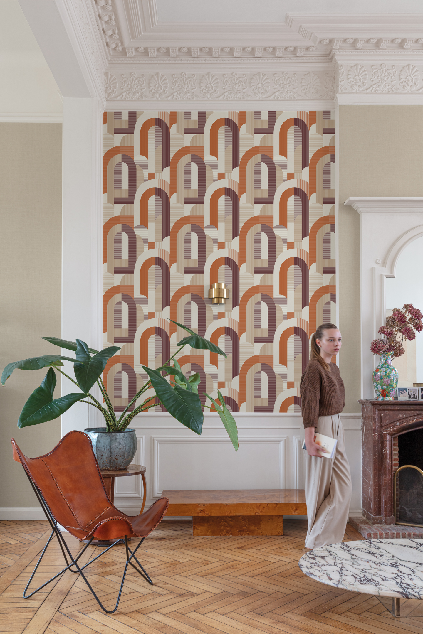 Tapetti Grandeco Maison MN3608 10,05m vinyyli/kuitu