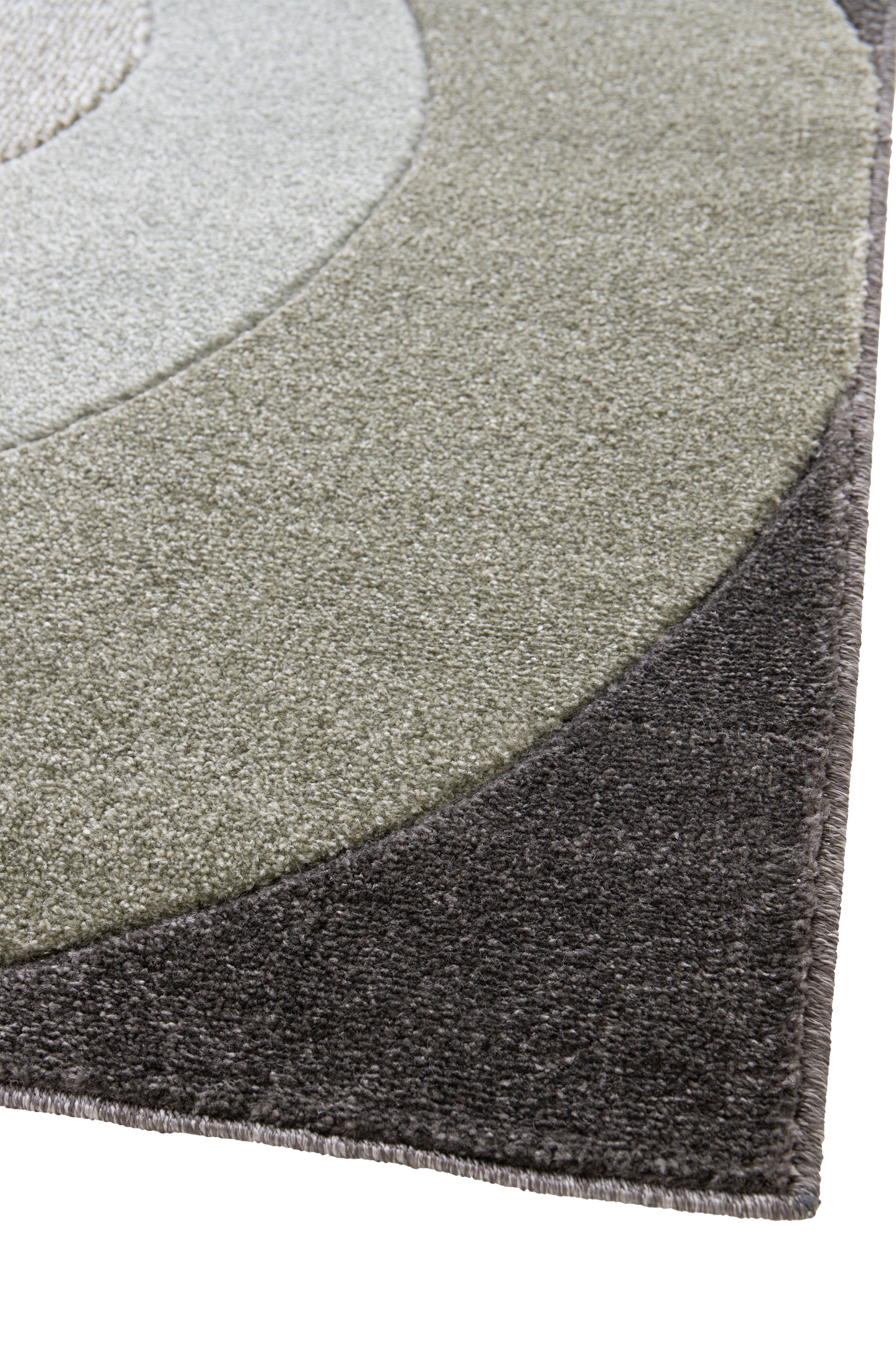 Nukkamatto Cello Ring 160x230cm vihreä/harmaa