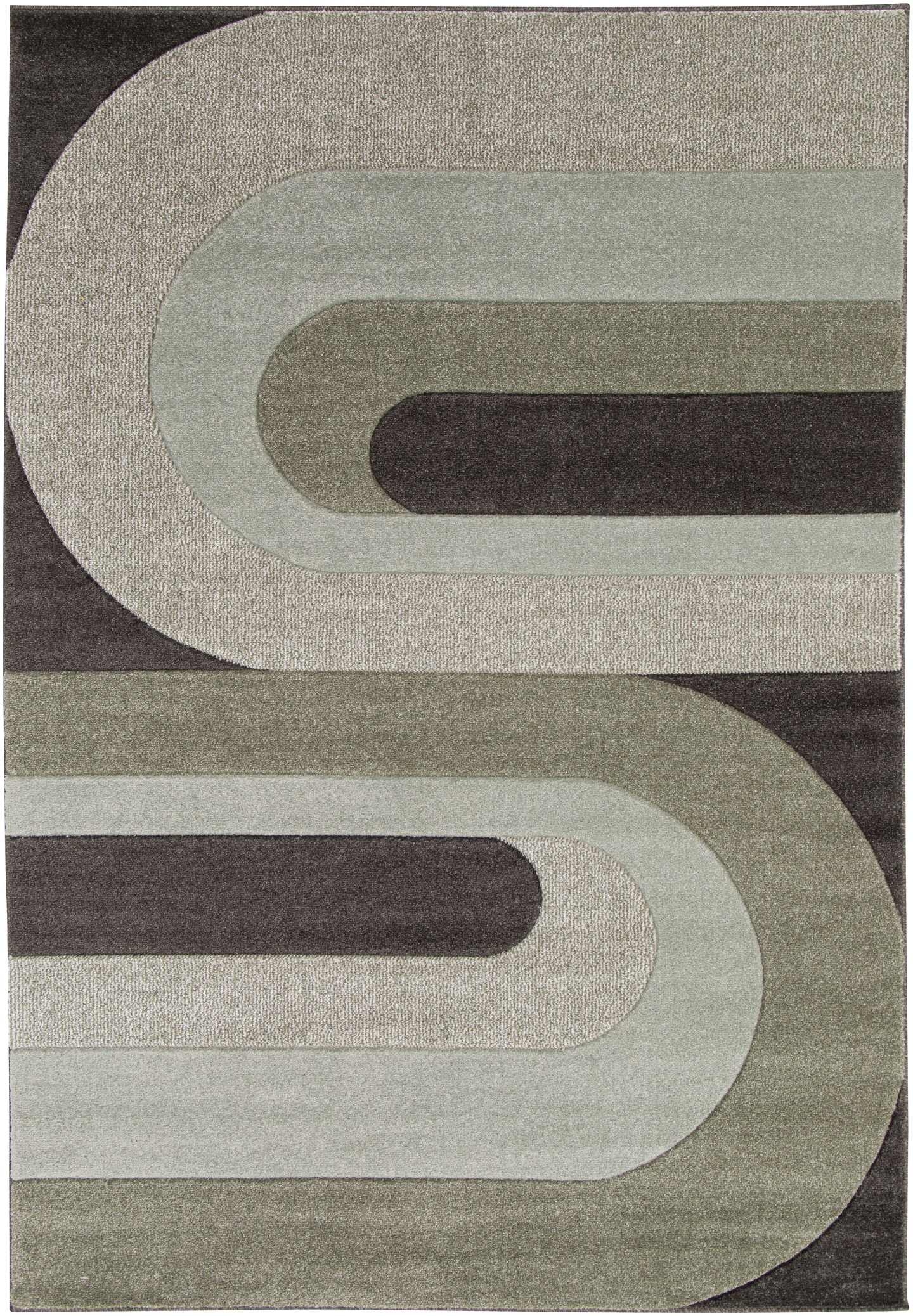 Nukkamatto Cello Ring 160x230cm vihreä/harmaa