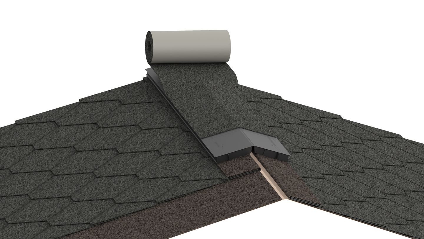 Harjaventtiili Kerabit 0,58m bitumikatoille