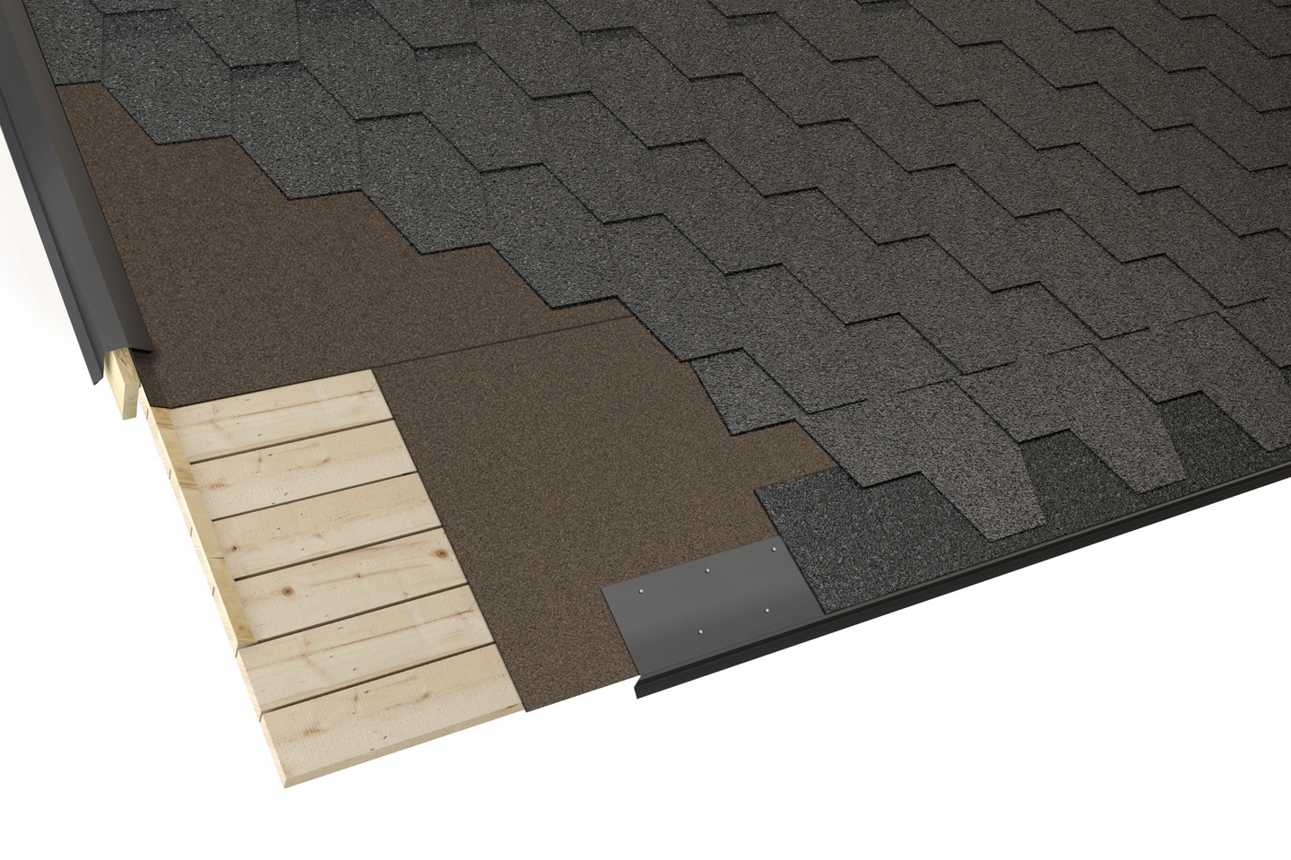 Räystäspelti Kerabit 2m